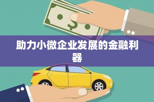 八步助力小微企业发展的金融利器
