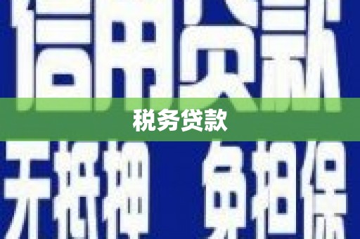八步税务贷款