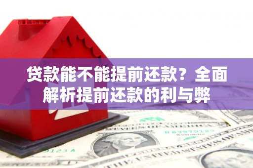 八步贷款能不能提前还款？全面解析提前还款的利与弊