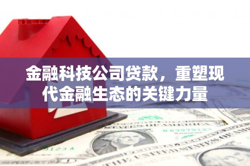 八步金融科技公司贷款，重塑现代金融生态的关键力量