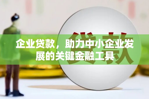 八步企业贷款，助力中小企业发展的关键金融工具