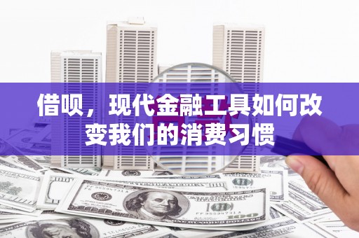 八步借呗，现代金融工具如何改变我们的消费习惯