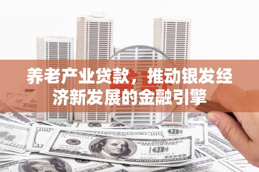 八步养老产业贷款，推动银发经济新发展的金融引擎