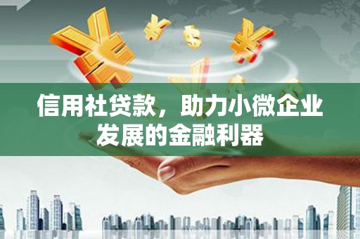 八步信用社贷款，助力小微企业发展的金融利器