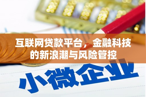 八步互联网贷款平台，金融科技的新浪潮与风险管控